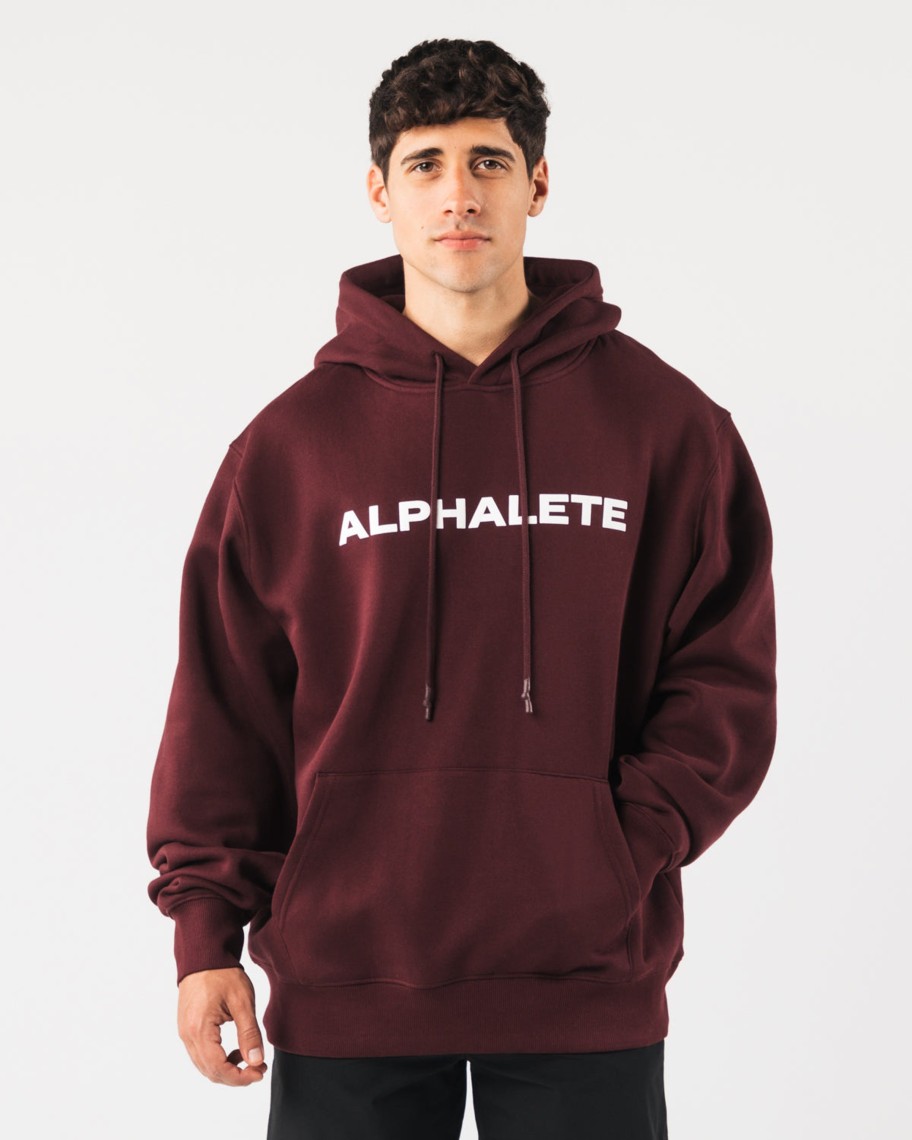 Alphalete Athletics Hoodies & Jackets | Core Hoodie Sangria · Alphaleteshop